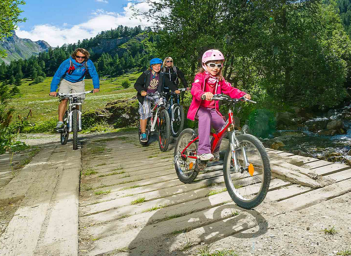 Family Mountain Biking