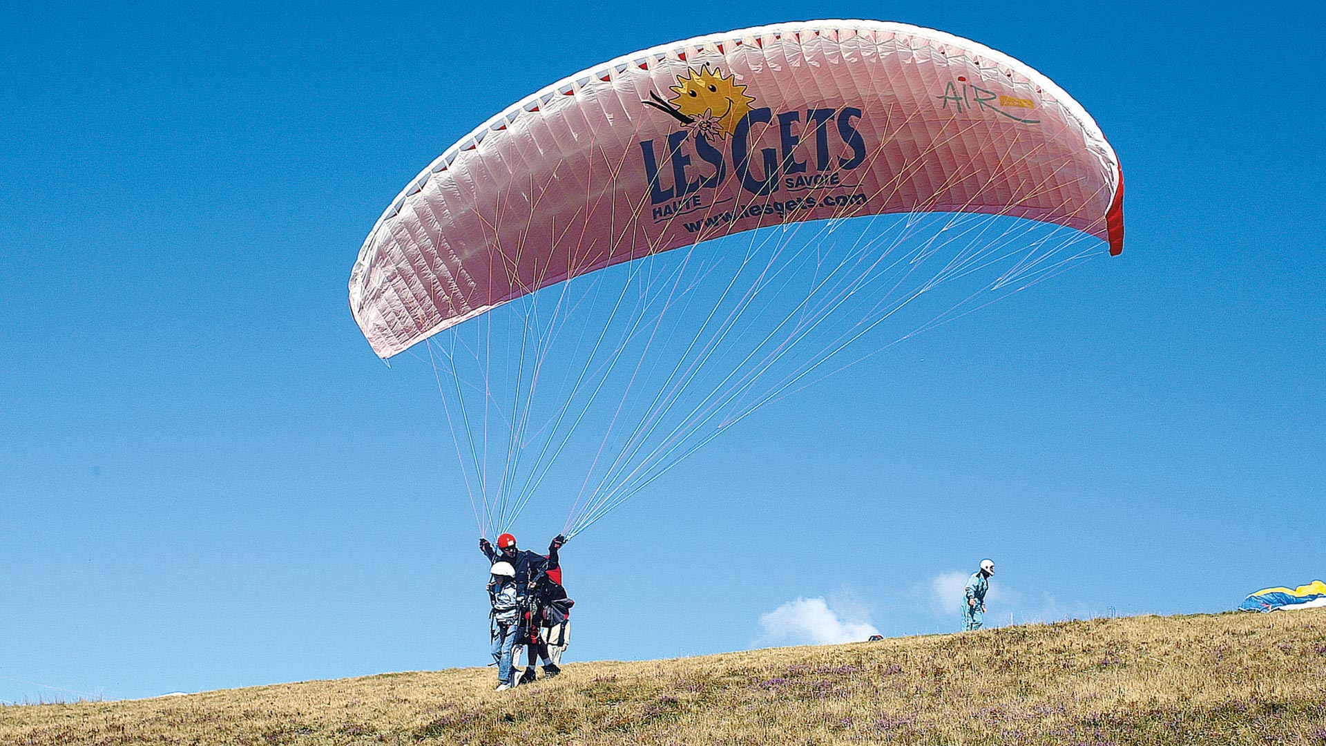 Paragliding gives a birdseye view