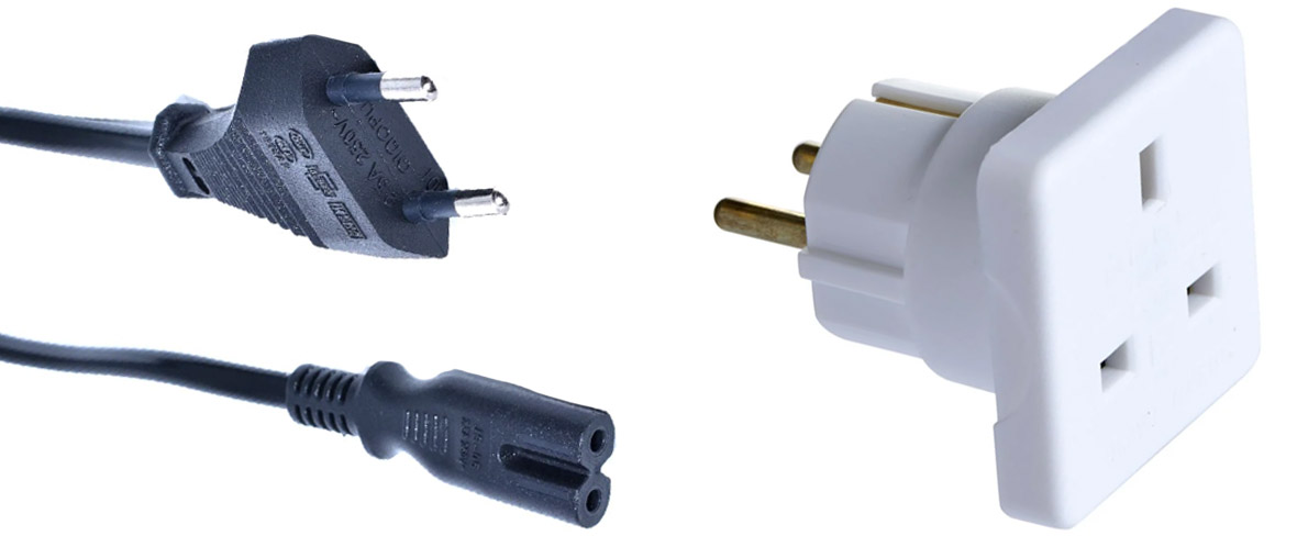 Don't forget Travel Adapters