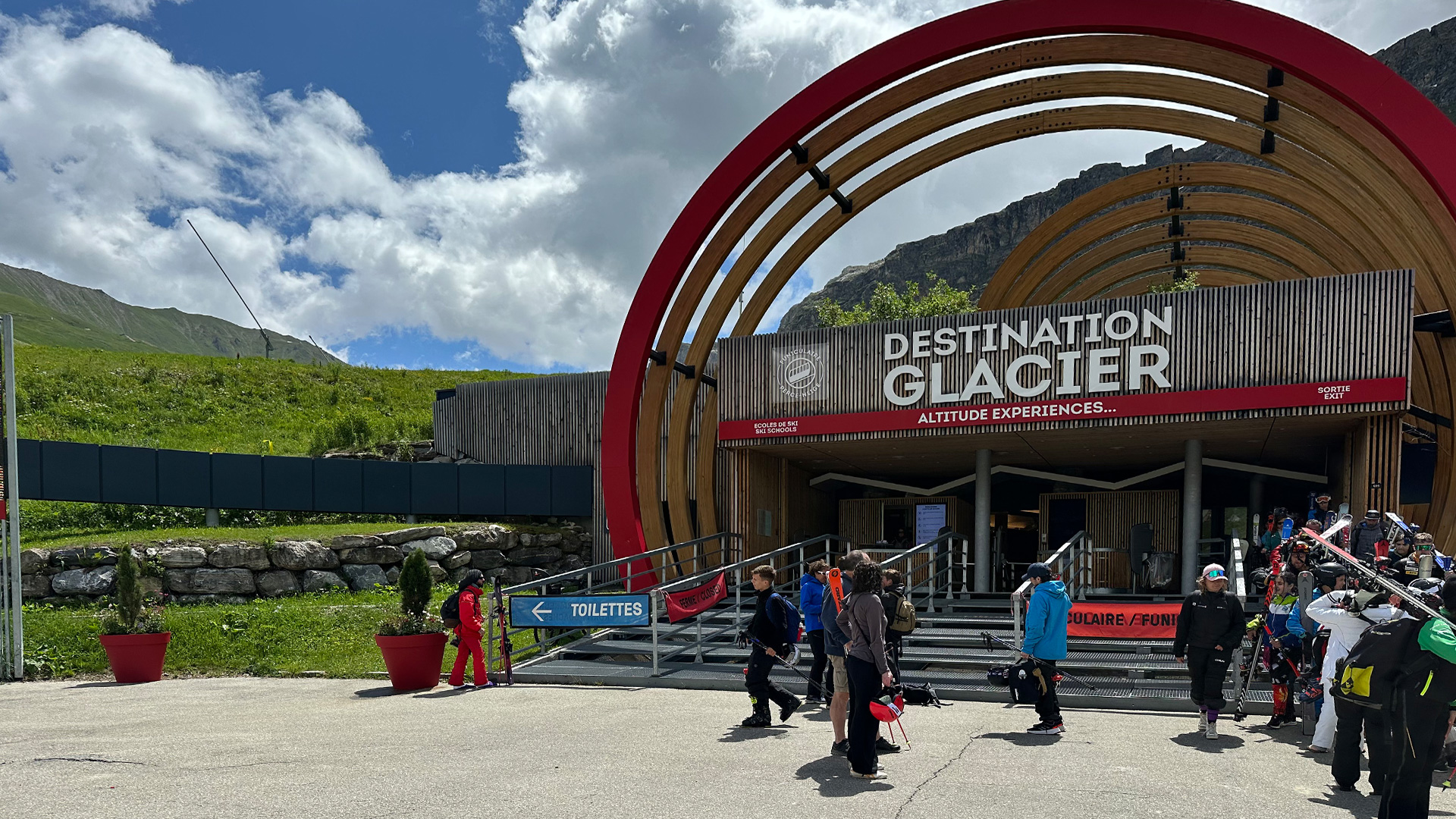 Tignes Val Claret to Grande Motte funicular