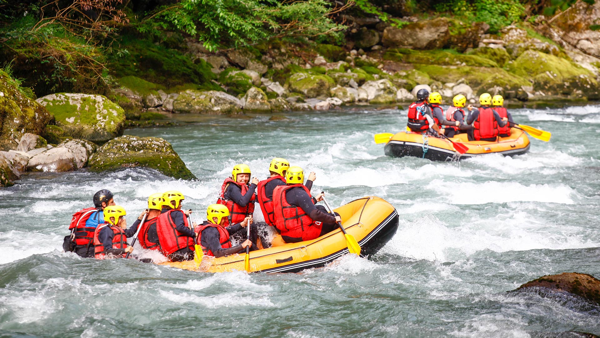 Whitewater Rafting from Tignes is exciting